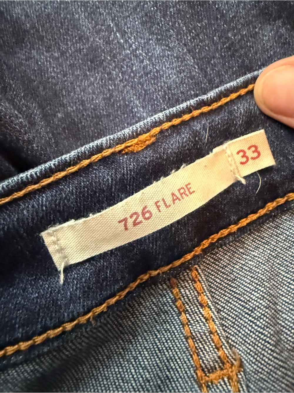 Levi's Women's Dark Blue Flare Jeans - Picture 6 of 6